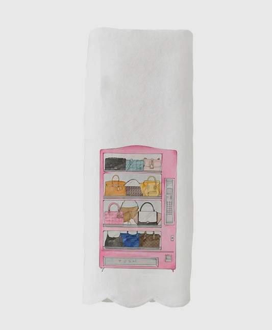 Designer Bag Vending Machine Hand Towel