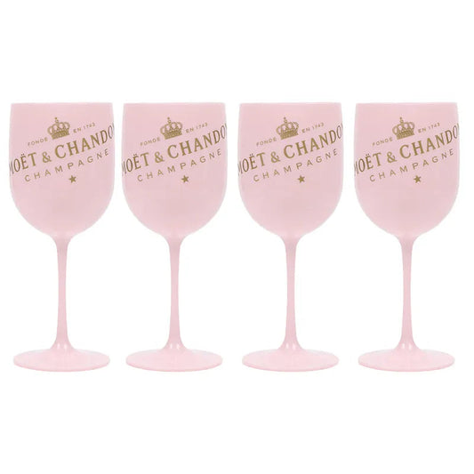 Pink Moet & Chandon Glasses